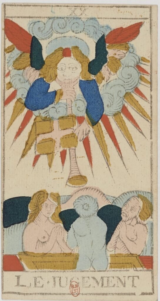 El Juicio. Tarot de Marsella de Nicolás Conver, 1809-1833